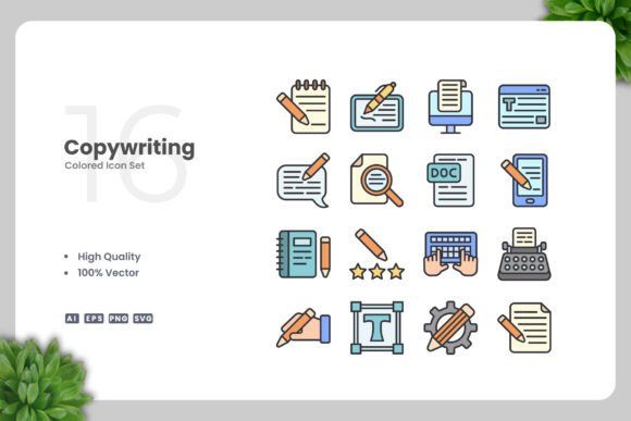 Copywriting Colored Icons: Creative Visuals for Every Project