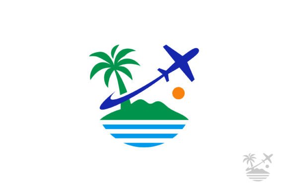 Creative Tropical Travel Agency Logo