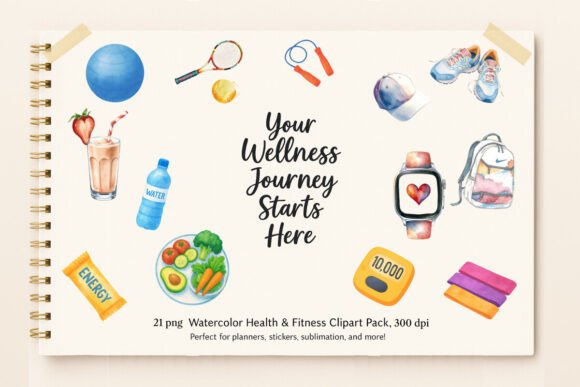 Health and Fitness Cliparts: The New Language of Wellness Design