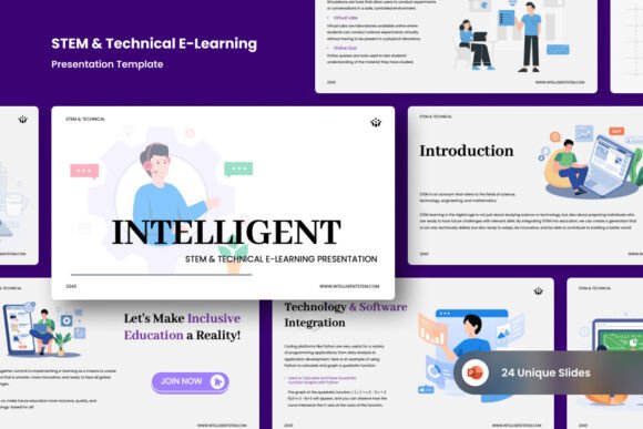 Mastering STEM Communication: How a Technical E-Learning Presentation Template Transforms Complex Topics into Clear Visual Stories