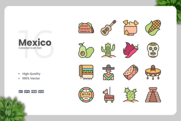 Mexico Colored Icons: A Practical Asset for Modern Visual Projects