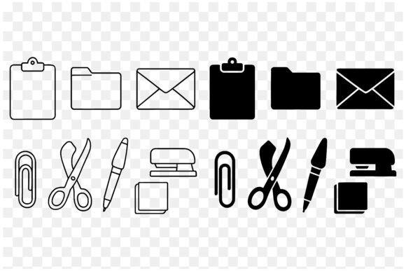 Office Stationery Icon Set: A Practical Evaluation for Designers and Content Creators