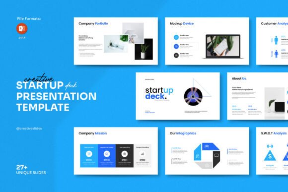 Startup Pitch-Deck PowerPoint Template: A Professional Tool for Business Presentations