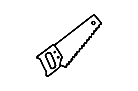 The Utility and Aesthetic of a Sketch of a Hand Saw Line Art in Modern Design
