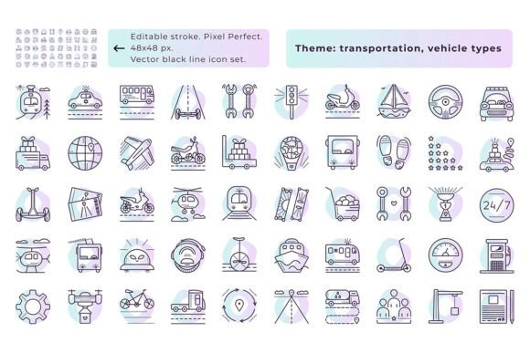 Transportation Vector Icon Set: Practical Uses Across Industries and Everyday Applications