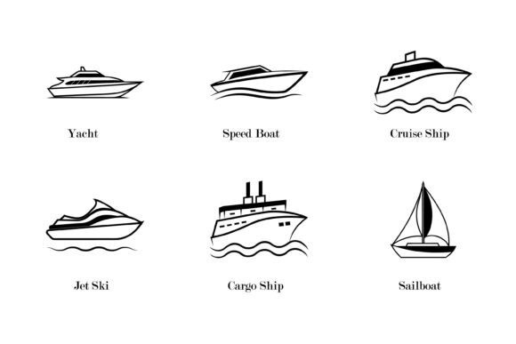 Types of Ships Vector Silhouette: A Practical Visual Resource for Maritime Professionals and Educators