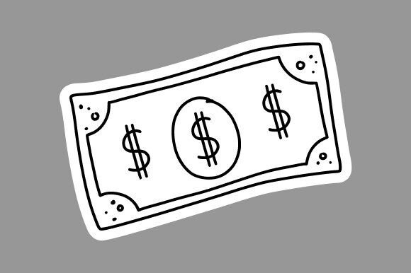 Why Dollar Bills Clipart Line Art Belongs in Every Designer’s Toolkit