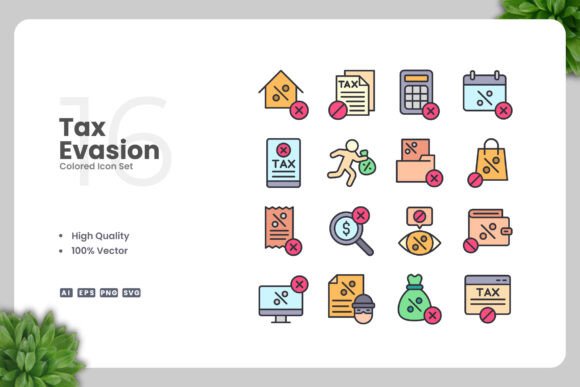 Why Tax Evasion Colored Icons Are Reshaping Financial and Compliance Communication